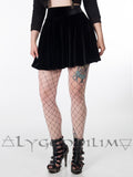 Sif Velvet Skater Circle Skirt