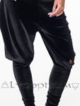 Manat Dropcrotch Velvet Joggers