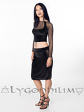 Selena Lace Insert Skirt