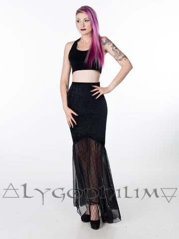 Nyx Burnout Velvet Mermaid Skirt