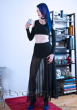 Morrighan Mesh Maxi Skirt