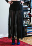 Morrighan Mesh Maxi Skirt