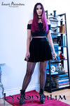 Sif Velvet Skater Circle Skirt